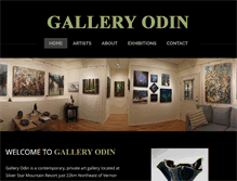 Tablet Screenshot of galleryodin.com